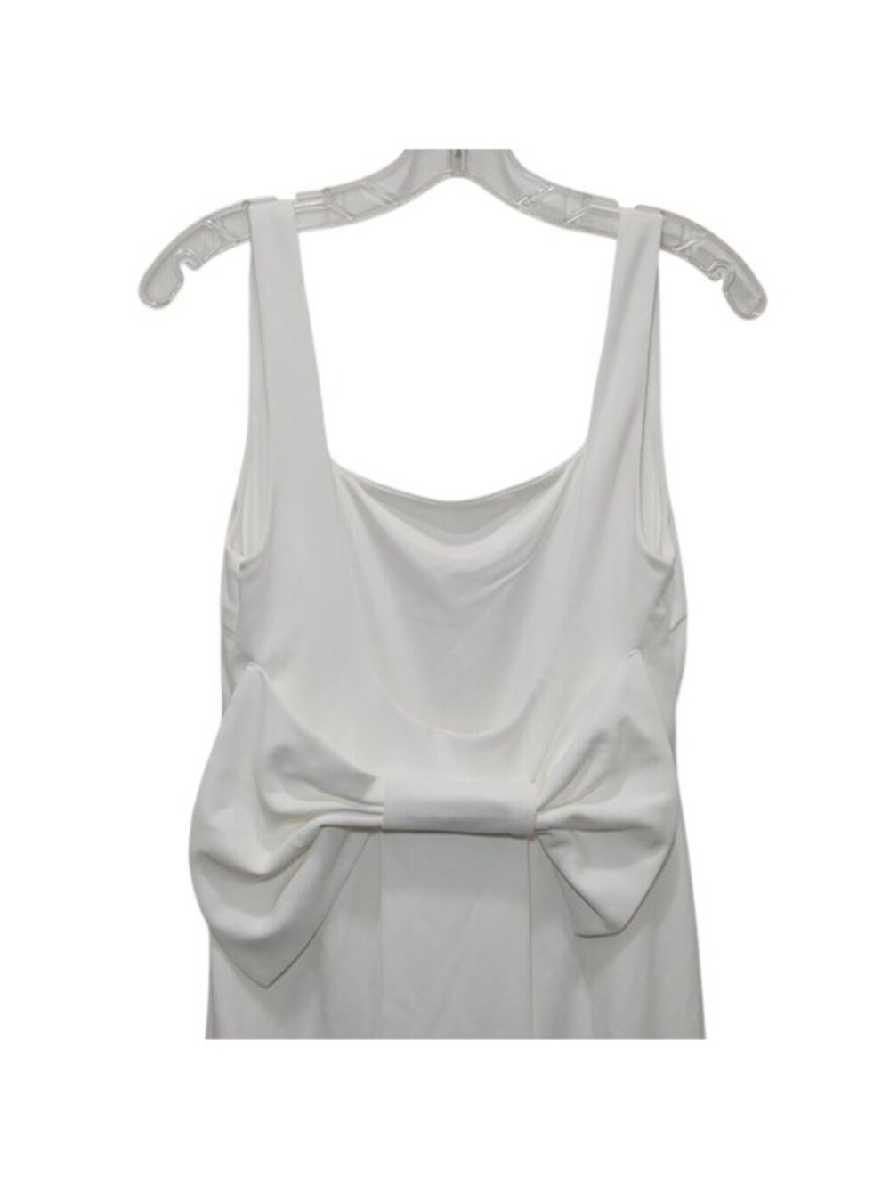 Lulu's Ivory Open-Back Bow-Back Wedding Gown - Picture 7 of 12